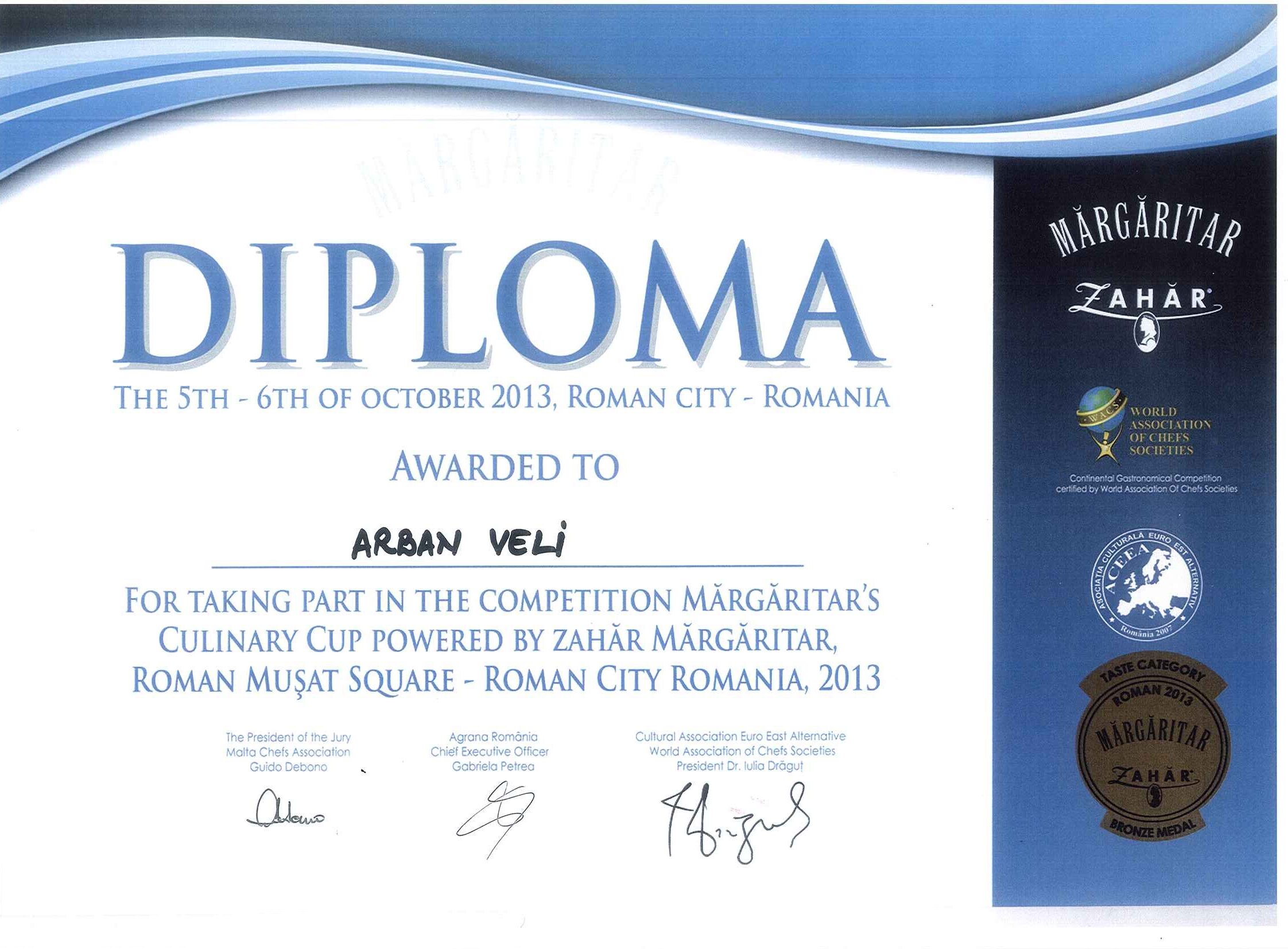 Certifikate Alban Veliu 7