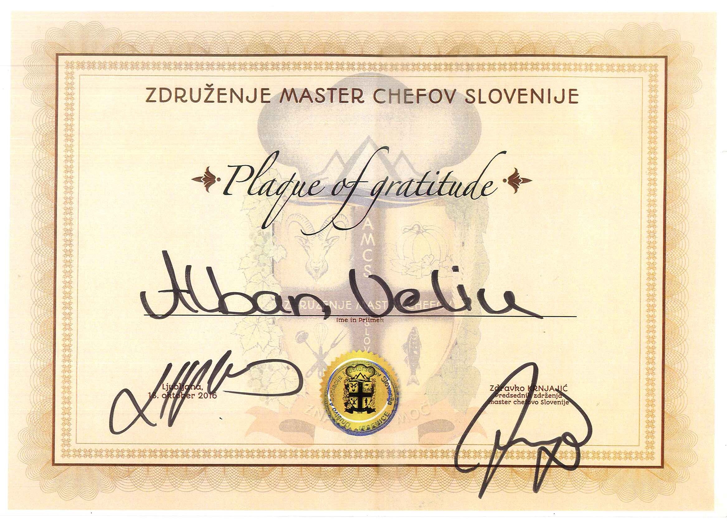 Certifikate Alban Veliu 4