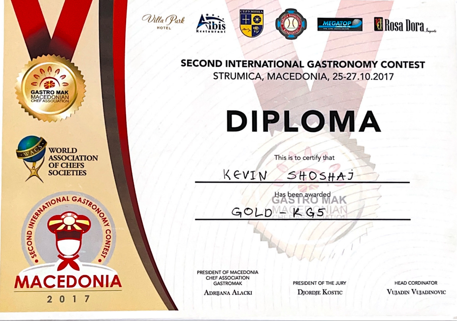 Certifikate Kevin Shoshaj 4